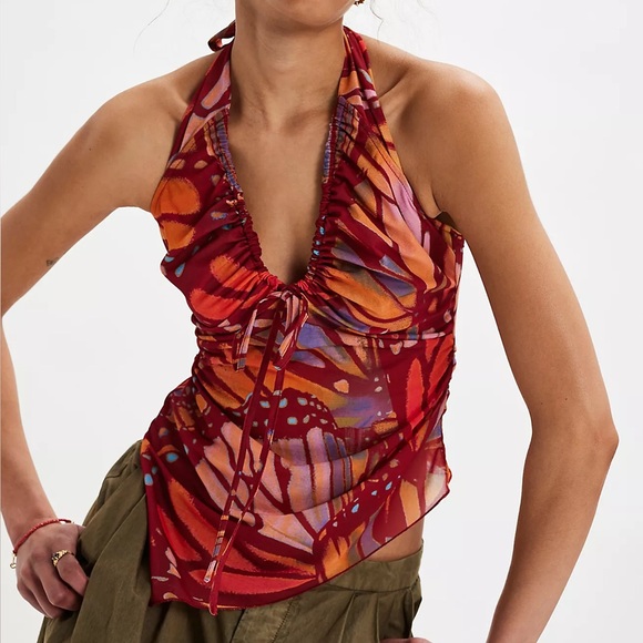 Free people butterfly halter top - Picture 1 of 1